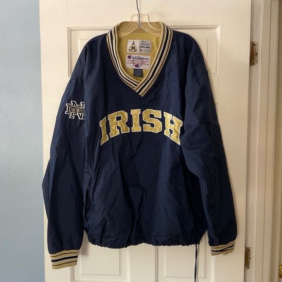 Champion Other - VTG Champion Notre Dame Fighting Irish Pullover Jacket Men’s Size XL NCAA